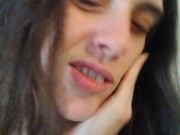 Hot Naked Singing Songwriter PinkMoonLust Sings About Cumming all on Your Face in her Naughty Folder 7/16