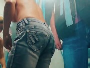 Dream of Pervert: have a look in the Fitting room when no lingerie Girl trying new Clothes. Tik Tok 1/16