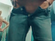 Dream of Pervert: have a look in the Fitting room when no lingerie Girl trying new Clothes. Tik Tok 12/16