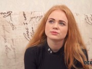 DEBT4k. Graceful ginger chokes on boner because she bought a TV 4/16