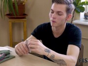 FIST4K. Sweet girl takes friends schlong in small hole before being fisted 2/16