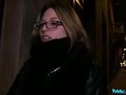 Public Agent French Babe in Glasses Fucked on a Public Stairwell 2/16