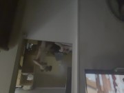 Wife fucking friend as husband gets bj 15/16