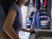 Cute amateur Mexican girl is fucked while doing the dishes 8/16