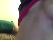 Sexy milf Home alone and dancing  in the living room 9/16