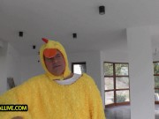 Cute 18-Year-Old Tight Pussy and Virgin Asshole Can Barely Take Huge Rabbit Stick! 1/16