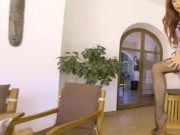 Cindy Shine gives a perfect striptease! Petite Asian brunette with perfect tits! 5/16