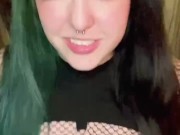 Goth girl bad dragon blowjob 2/16