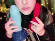 Goth girl bad dragon blowjob 5/16