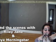 Behind the scenes with Nyx and Riley metal bondage photo shoot 1/16