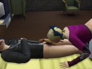 Schwarzenegger is in great demand among women. Sex in different positions | sims 14/16