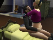Schwarzenegger is in great demand among women. Sex in different positions | sims 15/16