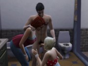 Schwarzenegger is in great demand among women. Sex in different positions | sims 3/16