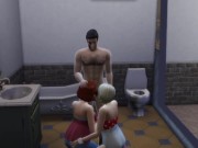 Schwarzenegger is in great demand among women. Sex in different positions | sims 4/16