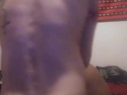 Sexy ebony slut deepthroats and gets pussy pounded  10/16