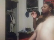 Sexy ebony slut deepthroats and gets pussy pounded  3/16