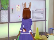 Furry Hentai - deer-rabbit & Horse Hard Sex 1/16