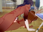 Furry Hentai - deer-rabbit & Horse Hard Sex 11/16