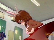 Furry Hentai - deer-rabbit & Horse Hard Sex 4/16