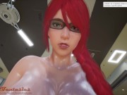 3D хентай без цензуры | Алая женщина хочет член в лаборатории 12/16