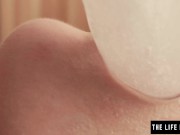 Kinky bdsm lesbian tied up and fucked by her dominant girlfriend 3/16