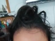 Eating babe's pussy till she cums 12/16