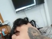 Eating babe's pussy till she cums 13/16