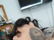 Eating babe's pussy till she cums 14/16