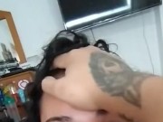 Eating babe's pussy till she cums 15/16