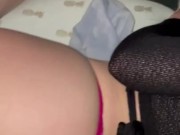 Blonde Teen Gets Ass Destroyed 4/16