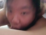 Miss Bliss Rose loves getting her throat fucked and swallows cum 9/16