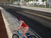 SunbayCity [SFM Hentai game] Ep.1 Wandering around in a sexy red one piece swimsuit in a GTA parody 11/16