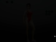 SunbayCity [SFM Hentai game] Ep.1 Wandering around in a sexy red one piece swimsuit in a GTA parody 4/16