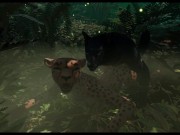 Human x furry animation (wildlife game) 11/16