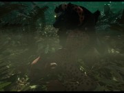 Human x furry animation (wildlife game) 13/16