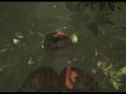 Human x furry animation (wildlife game) 6/16