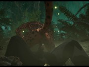 Human x furry animation (wildlife game) 8/16