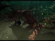 Human x furry animation (wildlife game) 9/16