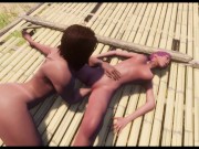 Hot Lesbian scissoring with fisting finish 15/16