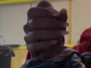 Bondi gives Tied a handjob *CLOSE UP* 1/16