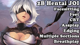 2B's Experiment - Hentai JOI (Facesitting, Feet, CBT, Assplay, CEI ...