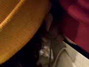 Отсосала большой хуй прямо в подъезде, с окончанием на лицо - Loly_Kitty 10/16