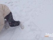 WINTER FUN: SNOW CREAMPIE WITH LILOOSTICH 3/16