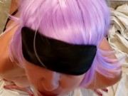 Wife cum on face BBC dildo spitroast  14/16