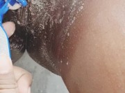 Pregnant wife shaving her pussy 7/16