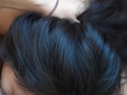 Bliss Rose hungrily gulping morning wood 2/16