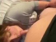 Sucking daddy’s cock like a good girl 8/16