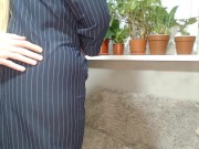 Juicy bbw doggystyle in pantyhose 1/16