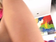 Blonde teen gets ass pounded by Mike Adriano 2/16