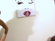 Lesbian girlfriend strap on fucks me tied to the bed 9/16